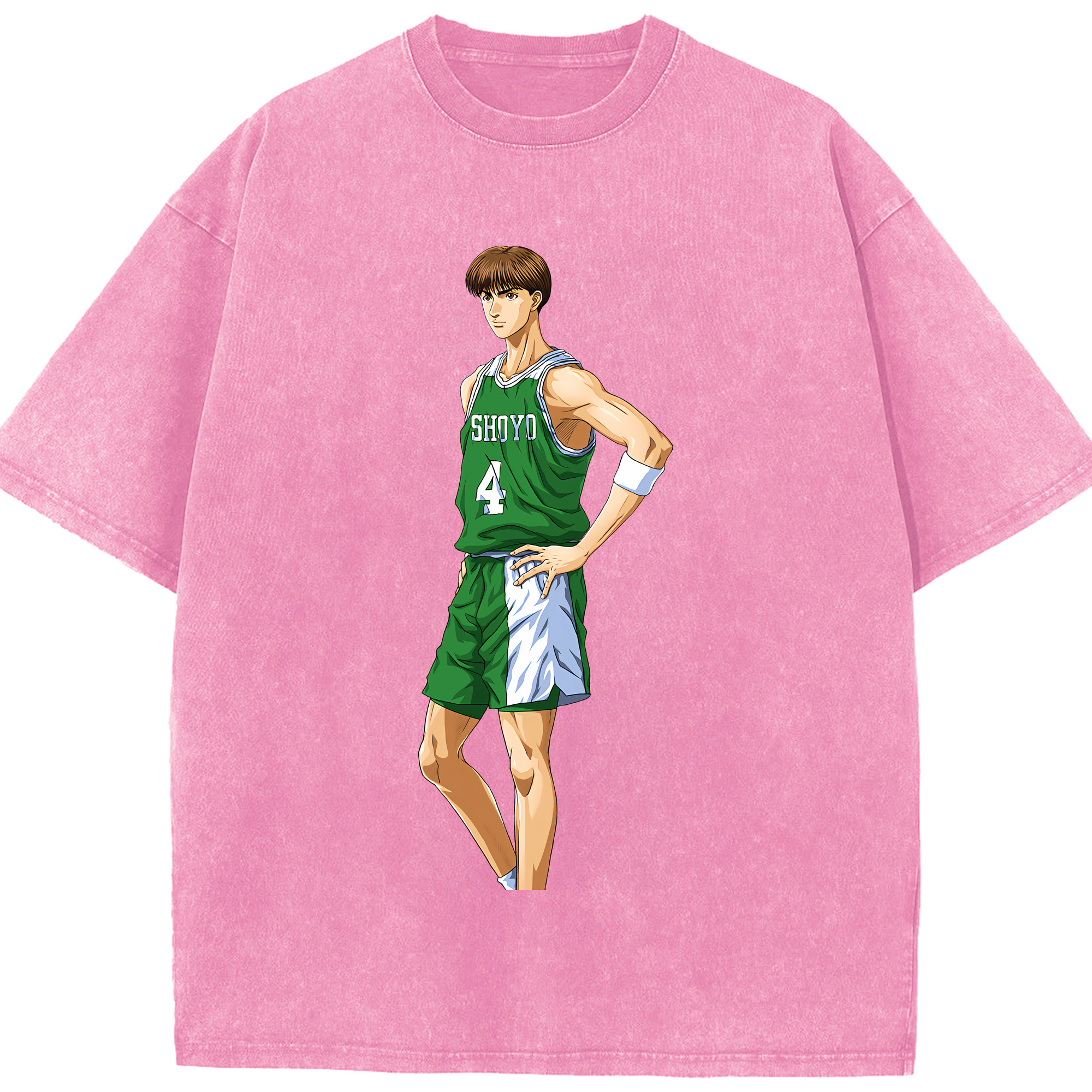 （画像用） SLAM DUNK／スラムダンク 綿100% ヴィンテージ風 半袖Tシャツ（フロントプリント）